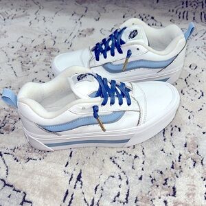 Vans Platform Baby Blue Stripe